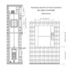 RC-B002 100kg 0.75kW Dumbwaiter Lift | 60x70x80cm Rear Counterweight