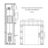 rc-b008-dumbwaiter-100x100x120cm-4 RC-B008 250kg 1.5kW Dumbwaiter Lift | 100x100x120cm Rear Counterweight