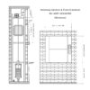 SC-A001 100kg 0.75kW Dumbwaiter Lift | 60x60x80cm Side Counterweight