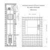 SC-A002 100kg 0.75kW Dumbwaiter Lift | 60x70x80cm Side Counterweight