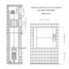 SC-A003 100kg 0.75kW Dumbwaiter Lift | 70x70x80cm Side Counterweight