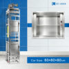 sc-a004-dumbwaiter-80x80x80cm-1 SC-A004 100kg 0.75kW Dumbwaiter Lift | 80x80x80cm Side Counterweight