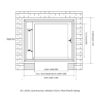 SC-A005 200kg 1.1kW Dumbwaiter Lift | 80x80x100cm Side Counterweight