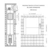 SC-A005 200kg 1.1kW Dumbwaiter Lift | 80x80x100cm Side Counterweight