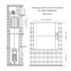 SC-A006 200kg 1.1kW Dumbwaiter Lift | 80x80x120cm Side Counterweight