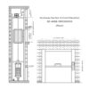 SC-A008 250kg 1.5kW Dumbwaiter Lift | 100x100x120cm Side Counterweight