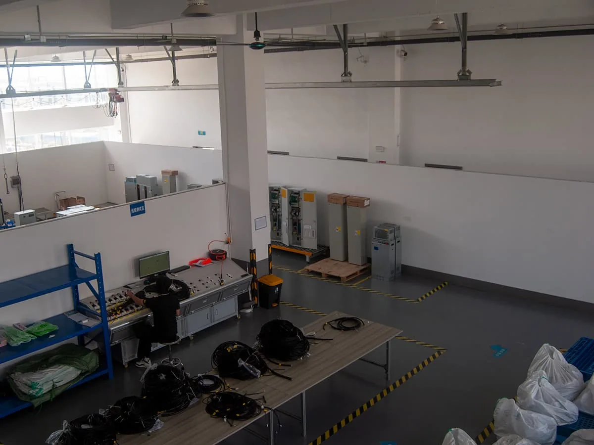 Dumbwaiter under load testing to confirm capacity and safe operation